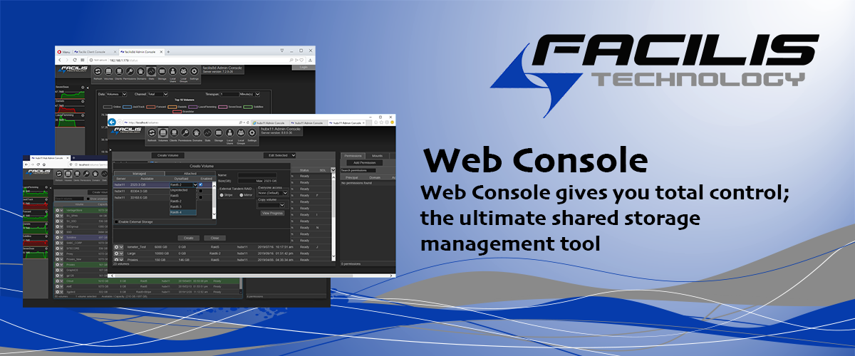 Facilis Web Console