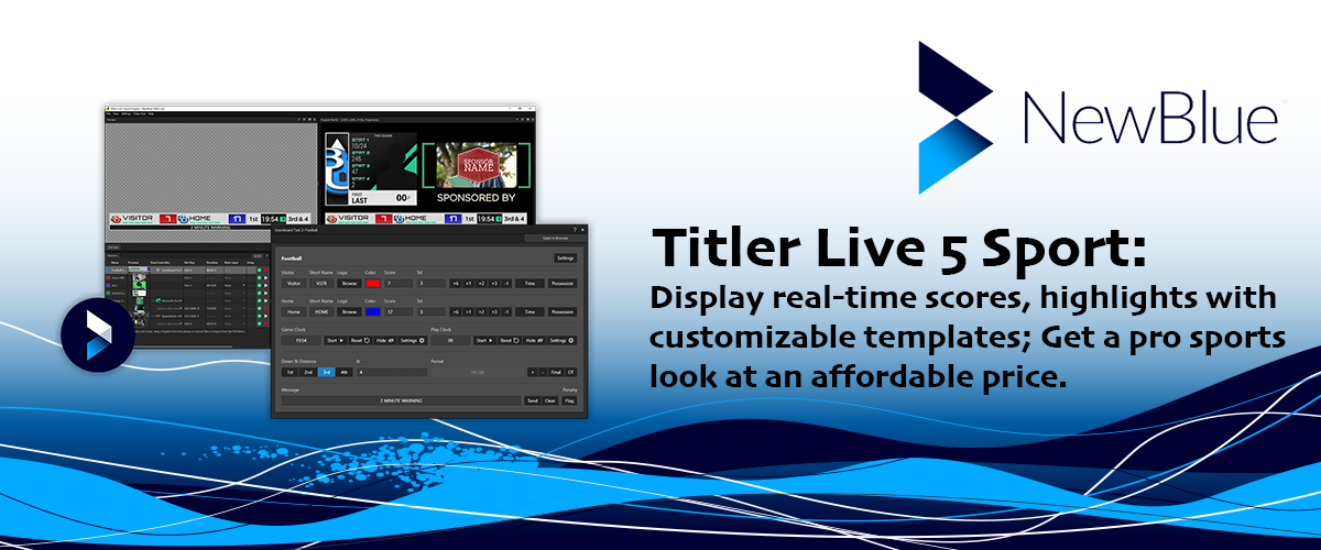 Titler Live 5 Sport:  Sports coverage. Anytime, anywhere.