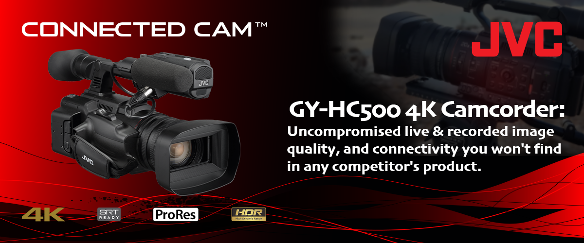 JVC GY-HC500 4k camcorder