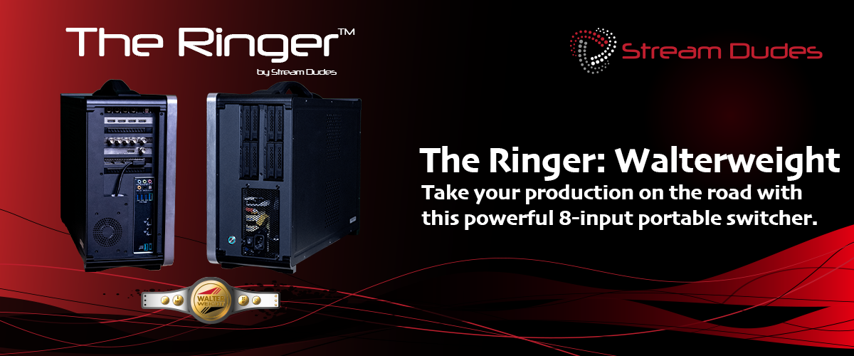 Learn more about the Ringer walterweight portable production switcher