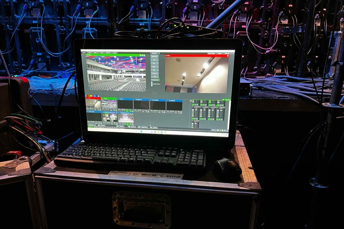 The Ringer Walterweight Portable vMix video switcher | Live at The Arnold 2023