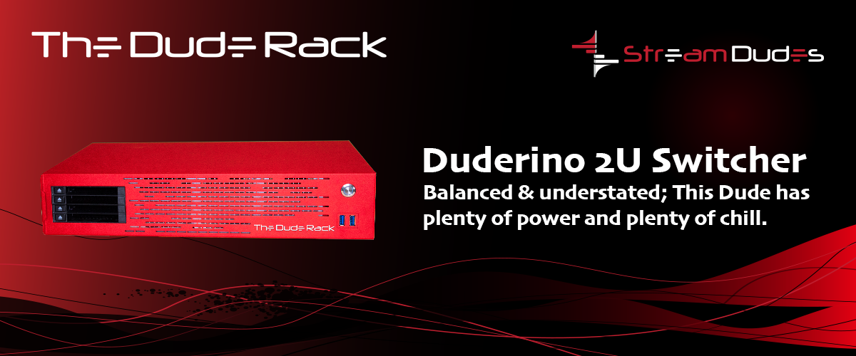 The Duderino 2U Dude Rack by Stream Dudes