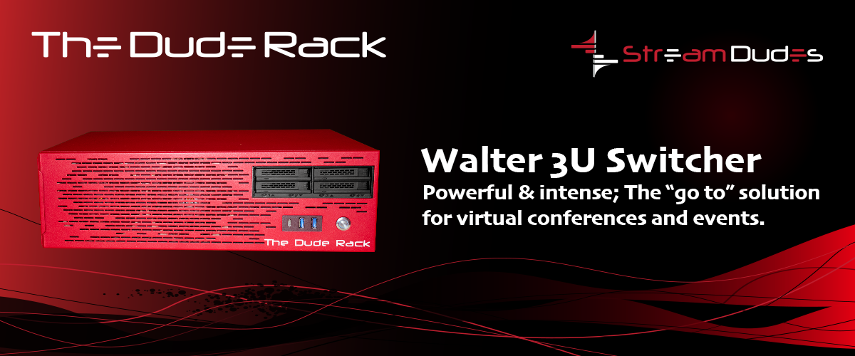 Learn more about the Dude Rack Walter video production switcher