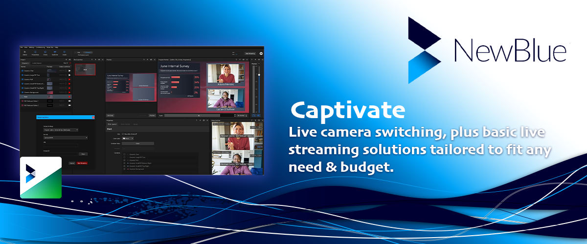 NewBlueLIVE Production Solutions: Captivate