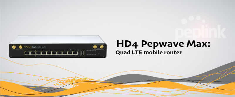 Peplink Pepwave HD4 Quad LTE mobile router