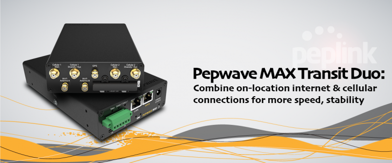 Peplink Pepwave Max Transit Duo mobile router