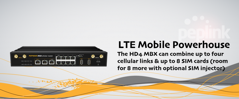 Peplink HD4 MBX  5G Cellular Router