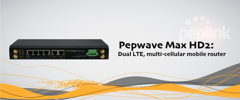 Peplink Pepwave Max HD2 multi-cellular mobile router