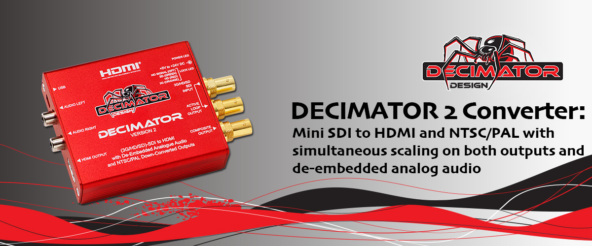 DecimatorDesign: Decimator 2 mini converter