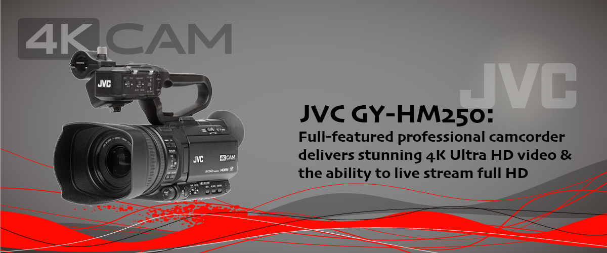 JVC GY-HM250 4k camcorder