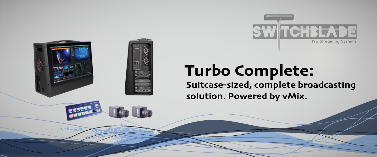 Turbo: Powerful Suitcase-sized complete vMix broadcasting solution